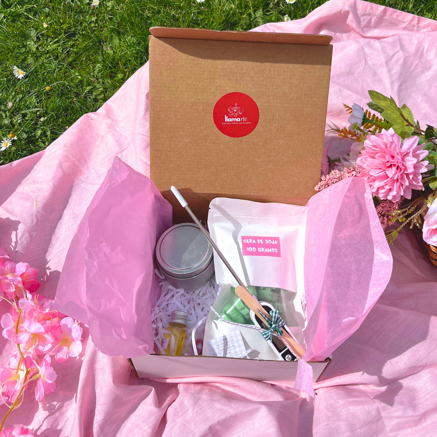 Kit velas en casa - Jardín de Primavera