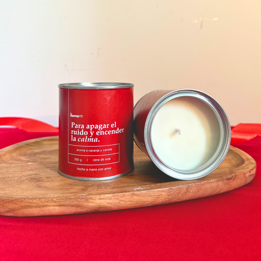 Vela de Invierno "Para apagar el ruido y encender la calma"