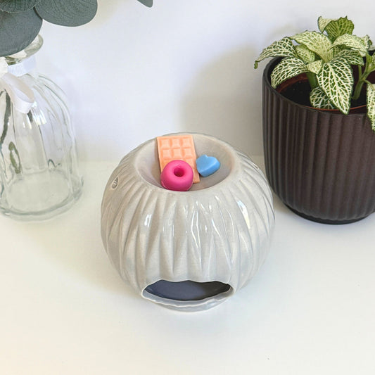 QUEMADOR DE CERA - GRIS