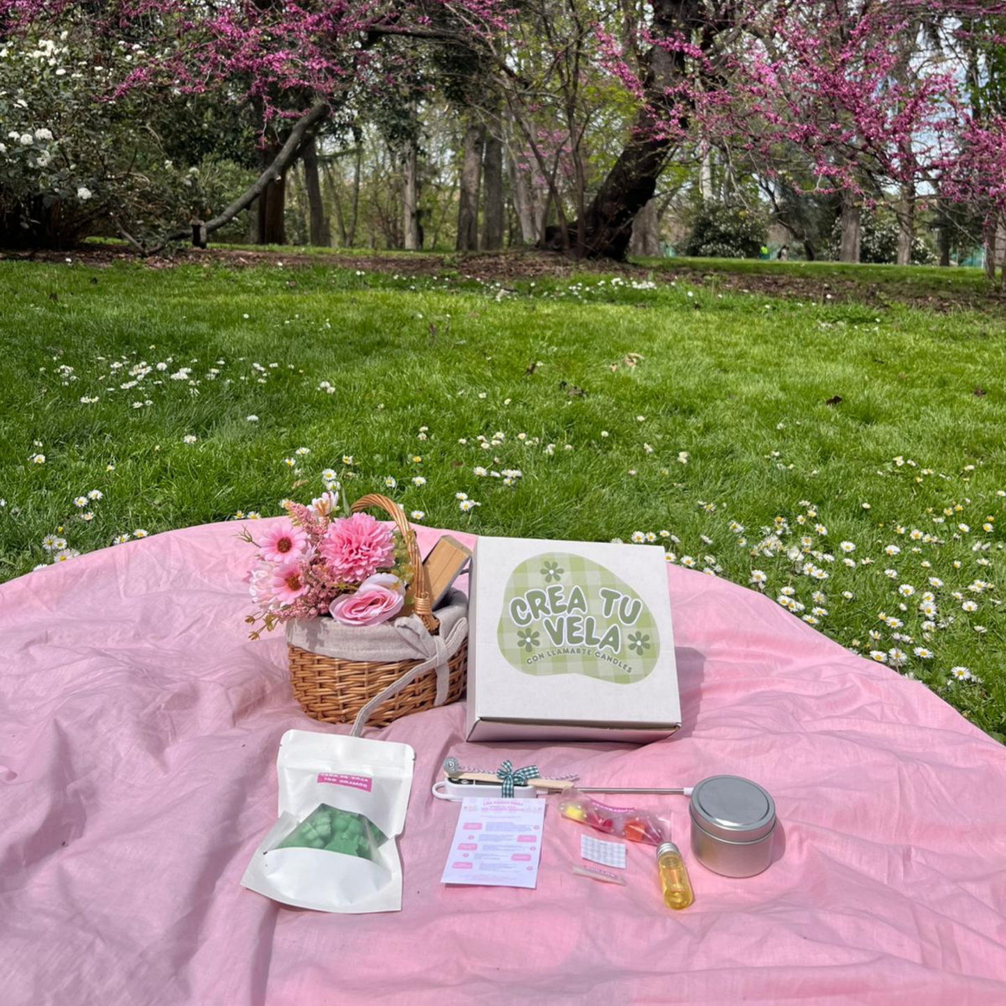 Kit velas en casa - Jardín de Primavera