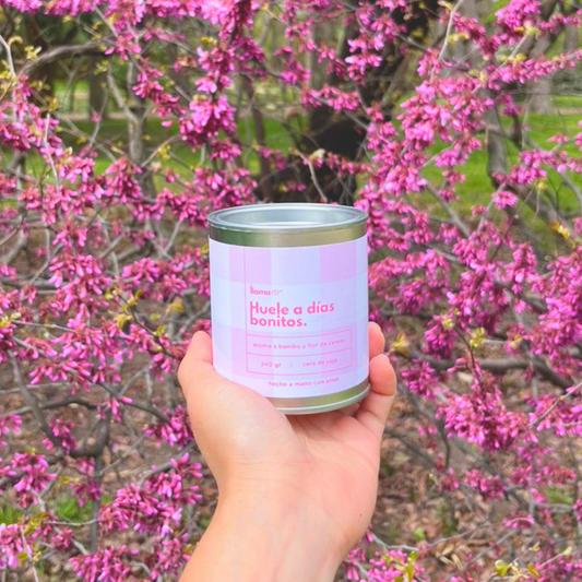 Vela Aromática - Bambú y Flor de cerezo