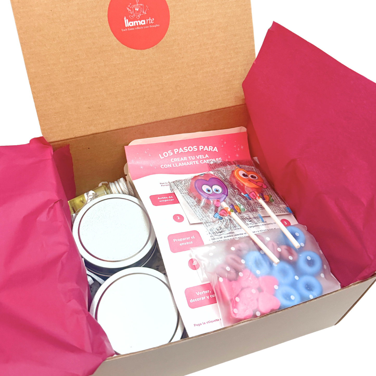 Kit para hacer velas aromáticas