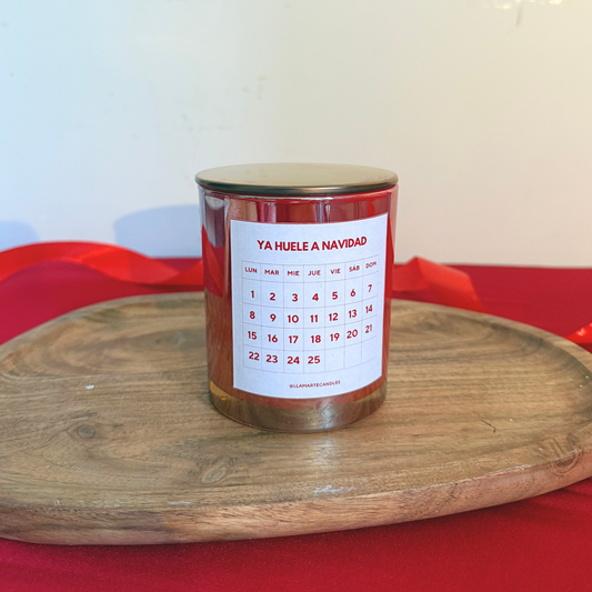 Vela calendario de adviento - Muñeco de galleta