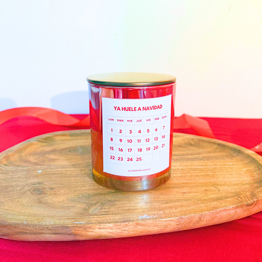 Vela calendario de adviento - Muñeco de galleta