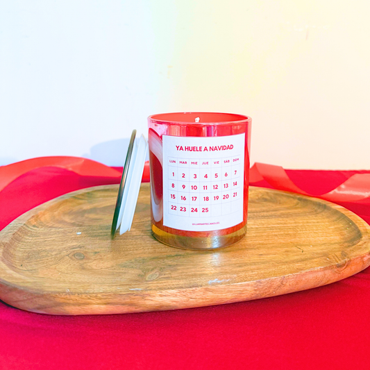 Vela calendario de adviento - Muñeco de galleta