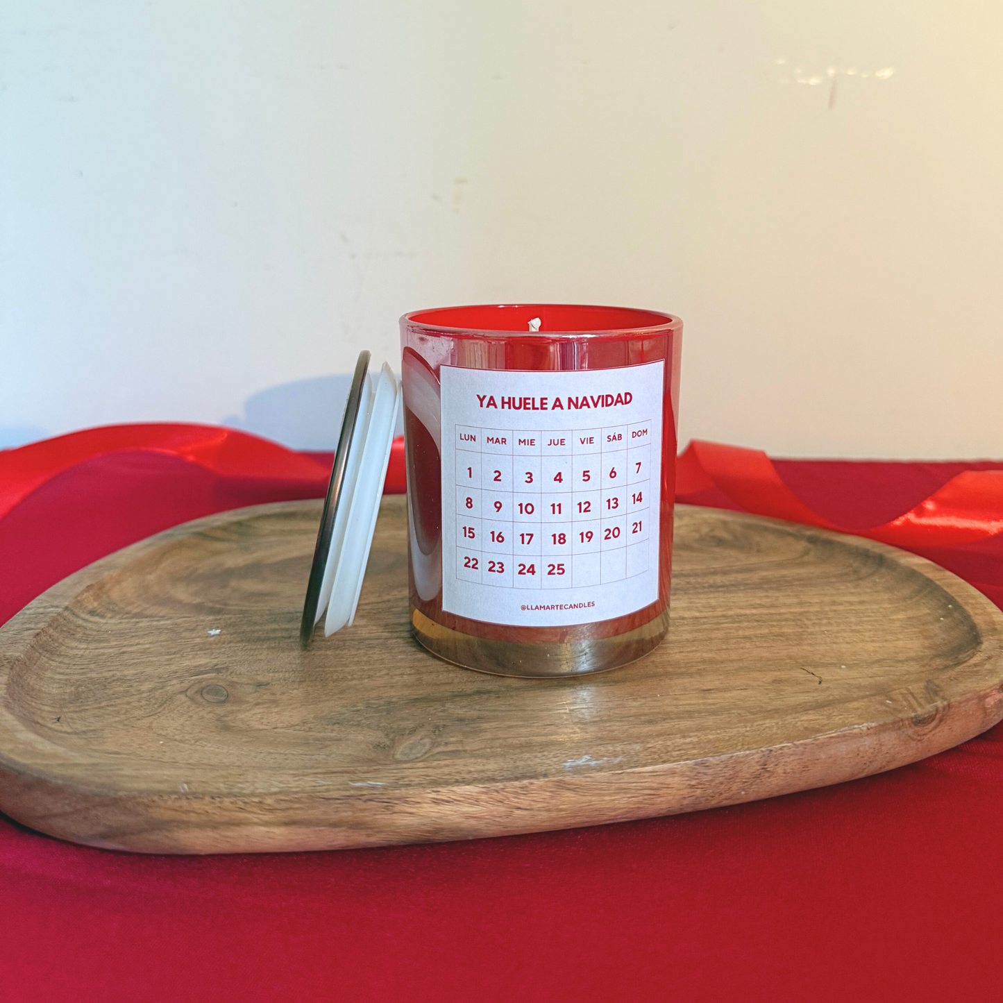 Vela calendario de adviento - Muñeco de galleta