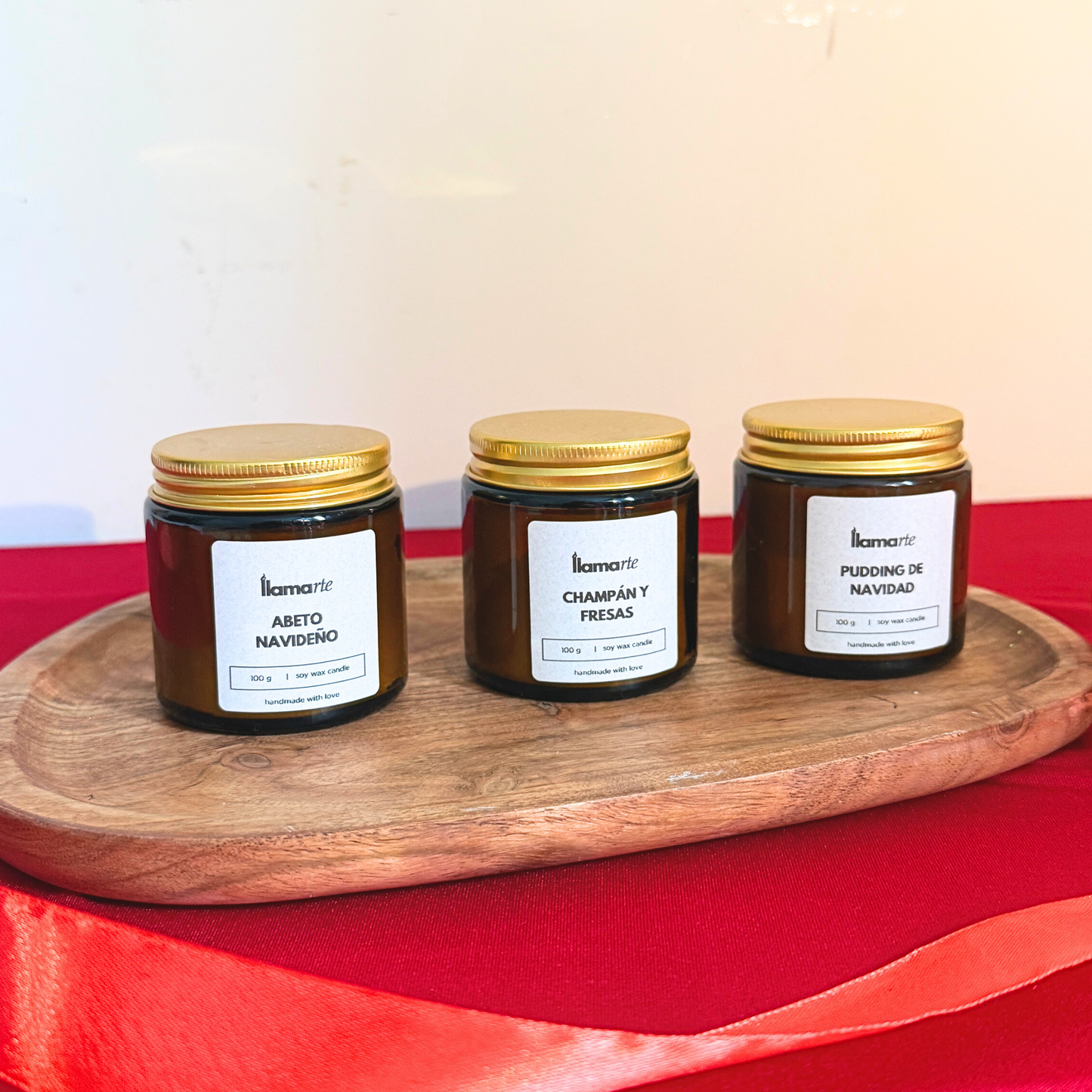 Kit de 3 Mini Velas - “Para un Invierno en casa” (60hr.)