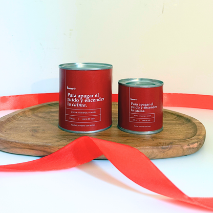 Vela de Invierno "Para apagar el ruido y encender la calma"