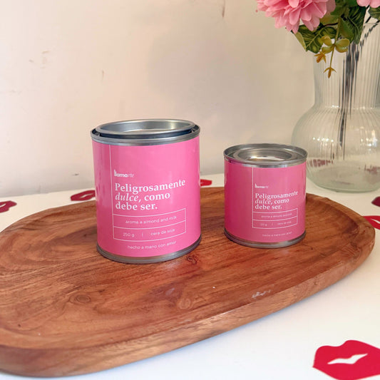 Vela Aromática - Almendra y Leche