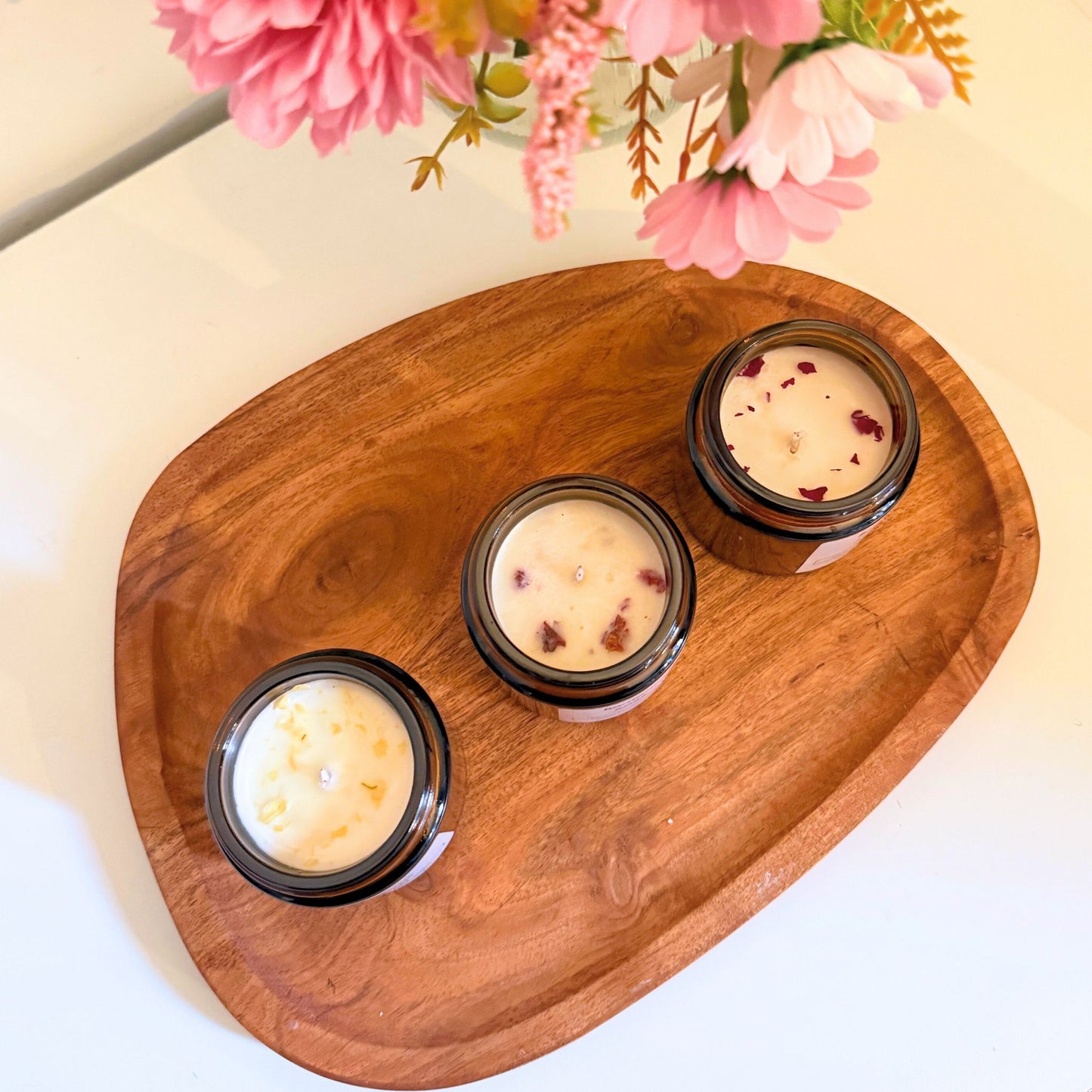 Kit de 3 Mini Velas - “Debí regalarme más flores”