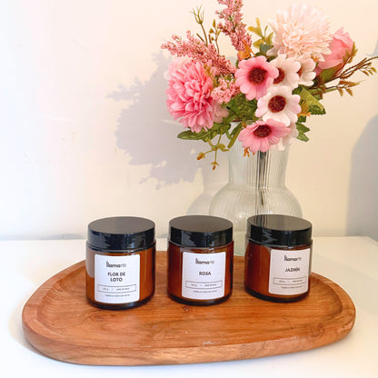 Kit de 3 Mini Velas - “Debí regalarme más flores”