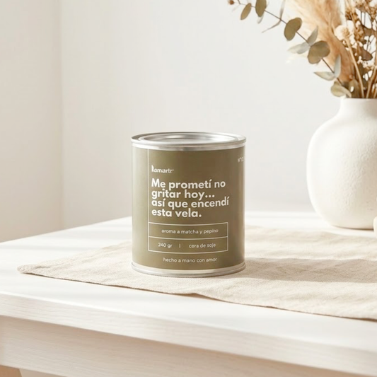 Vela Aromática - Matcha y Pepino